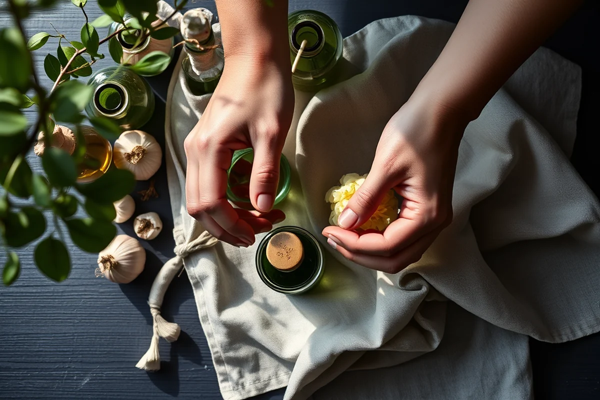 tying garlic knots — Tying Garlic Knots (the finished result)