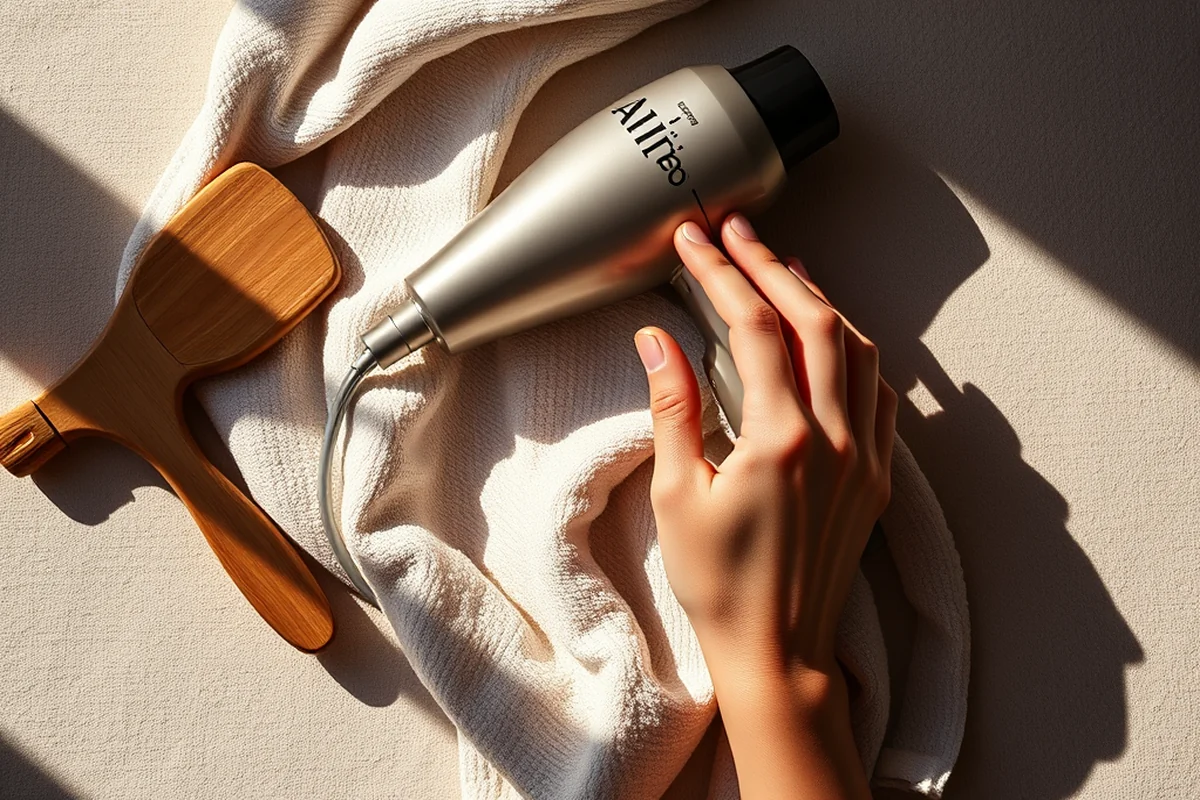 hair dryer with brush — Hair Dryer With Brush (the finished result)